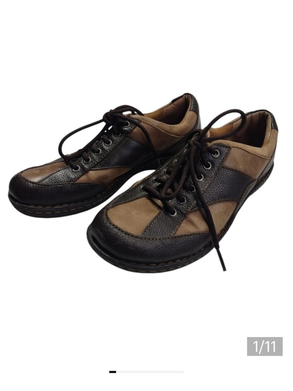 BOC Born Concept Women's Brown Tan Lace Up Oxford Comfortable Shoe Size 8